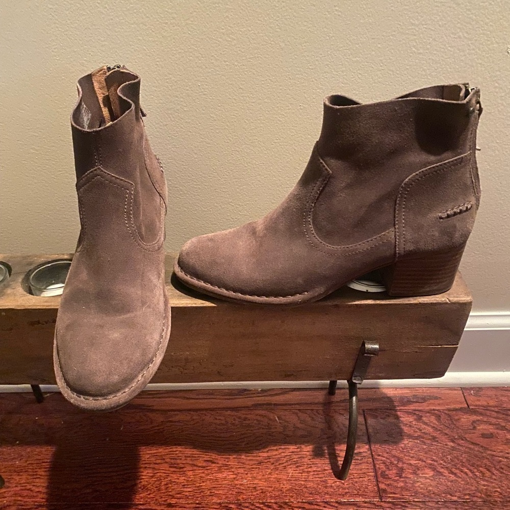 UGG Bandara Suede Ankle Booties.